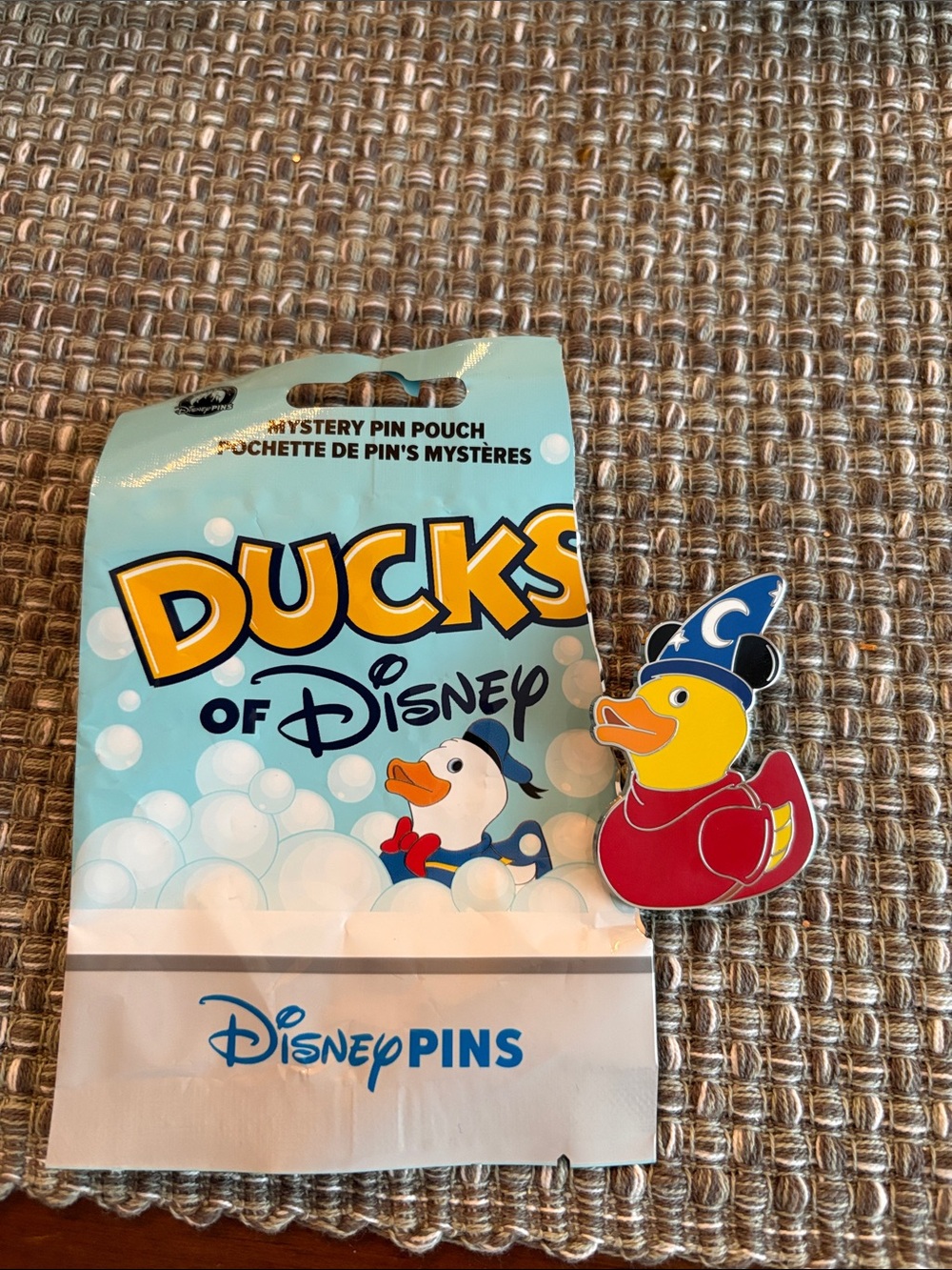 Limited 🔥 Disney Ducks of Disney Sorcerer Mickey Rubber Duck Pin - DisneyPins